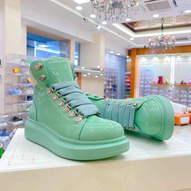 Men Platform Casual Shoes Oversized High-top Sneakers Fashion Motorcycle Boots Comfortable Ankle Boots Fashion Sports Shoes