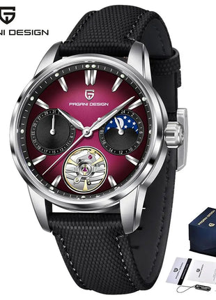 PAGANI DESIGN 41MM Orologio da uomo Orologio meccanico automatico di lusso Orologio da pilota impermeabile in acciaio inossidabile da 100 m PDYS021