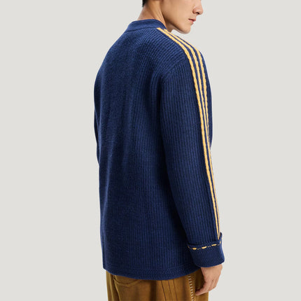 Adidas genuine clover men's and women's knitted loose jacket KR5064