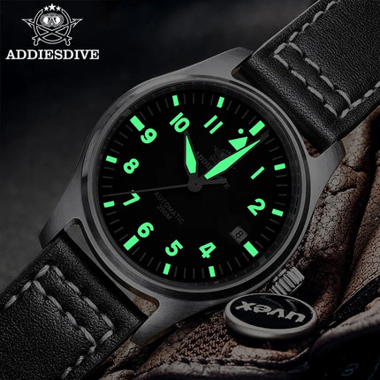ADDIESDIVE Watches For Men C3 Super Luminous 200m Waterproof  Japan 8215 316L Stainless Reloj Hombre Automatic Mechanical Watch