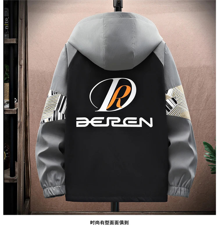 Spring Autumn New Men Casual Sets Mens Hooded Tracksuit Sportswear Jackets+Pants 2 Piece Set Hip Hop Running Sports Suit
