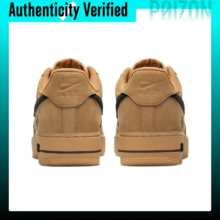 Nike Air Force 1 Black Brown Warrior Thermal Height Increasing Abrasion Resistant CJ9179-200(Team93-S-BOX)