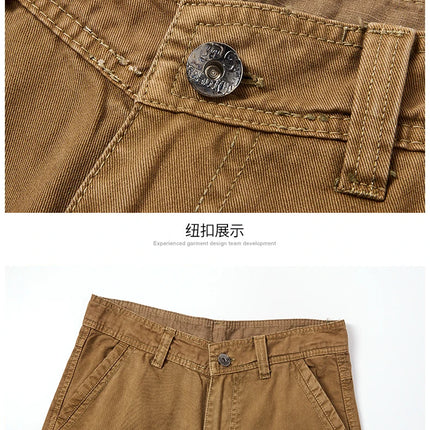 Taglia 28-40 pantaloni tattici militari da uomo tuta lavata multitasche da uomo pantaloni larghi in cotone pantaloni cargo maschili per uomo pantaloni uomo