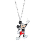 Gioielli Disney minimalisti - Collana con ciondoli smaltati di Topolino da indossare ogni giorno PlatiNum