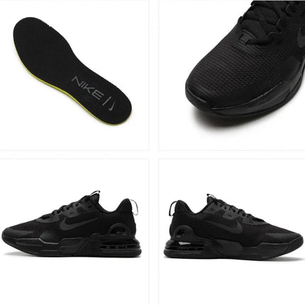 Scarpe da corsa sportive retrò con cuscino d'aria completamente nere Nike Air Max BIA SE da uomo IM5072-001