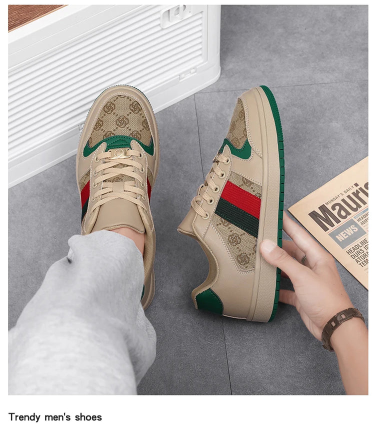 2026 Couple Style Board Shoes Retro All Comfortable Street Fashion Shoes Non-slip Wear Outdoor Casual Board Shoes