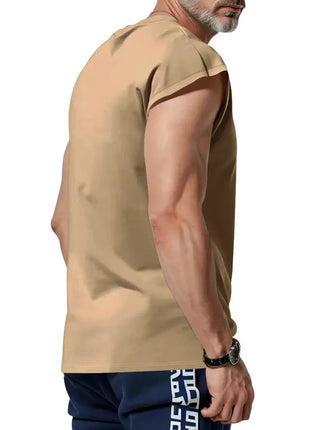 Amazon cross-border men's clothing summer new sleeveless t-shirt youth casual loose thin vest men PlatiNum