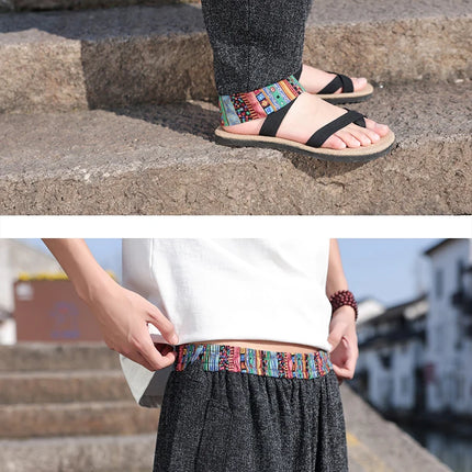 Pantaloni da uomo di alta qualità, casual, traspiranti, comodi, con elastico in vita, stile giapponese, vintage, alla moda, larghi, modello harem.