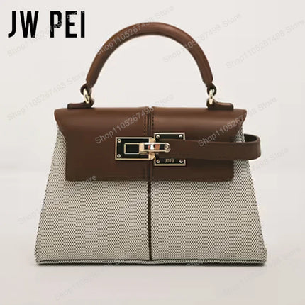 Borsa a Mano Mini Elise di Lusso JW PEI, Borsa a Tracolla in Pelle Martellata alla Moda per Serate Eleganti da Donna