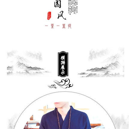 Kimono estivo stile giapponese manica corta uomo nuovo cotone a mezza manica lino traspirante abbigliamento uomo t-shirt giapponese Yukata top