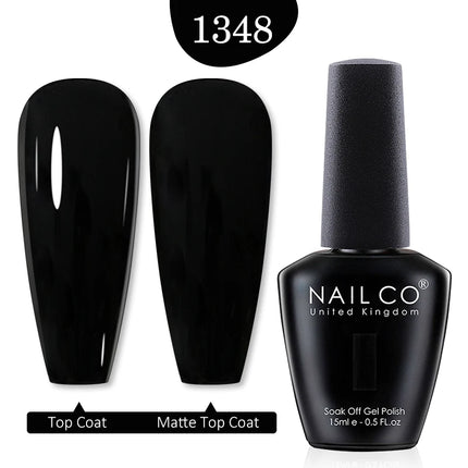 NAILCO 15ml Green Blue Series UV Nail Gel Polish Blue Colors UV&LED Gel Varnish Red Soak Off Semi Permanent LED Nail Gel Varnish