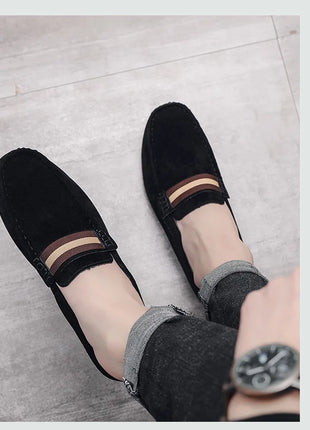 Mocassino 2026 ‌   Scarpe da uomo leggere estive, modello mocassino, slip-on traspiranti casual con mezza soletta, per uomo