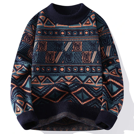 Winter Sweaters for male men thick O-neck sweater men Student youth sweaters autumn Men's wool Casual Knitwear Pullover