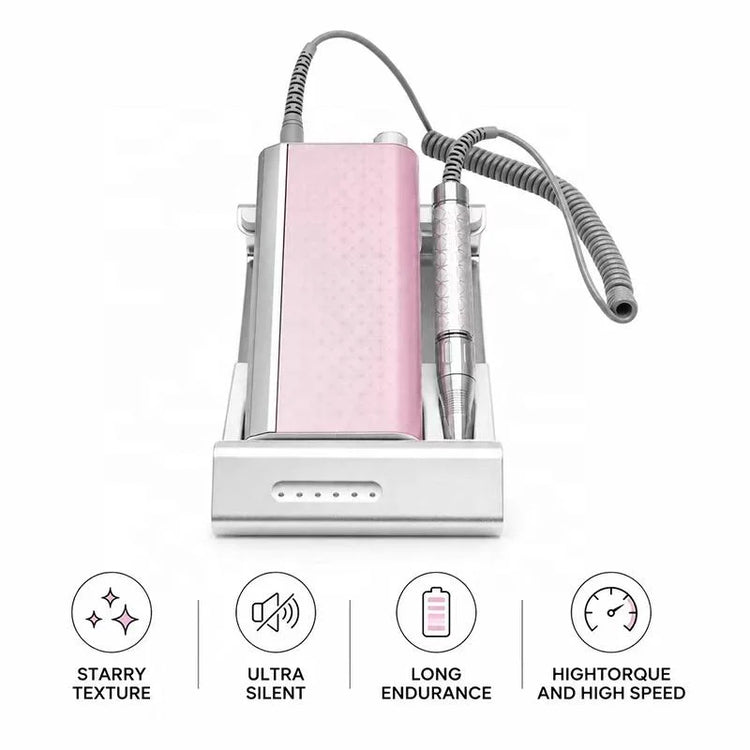 Brushless Nail Drill Professional Acrylic Gel Remover 35k RPM Nail Polish Machine Pedicure Polishing Tools