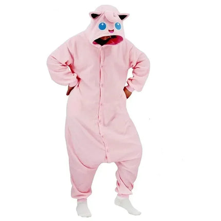 okemon Cosplay Kigurumi Onesie Snorlax Jigglypuff Umbreon Gengar Costume Halloween Adult Anime Bulbasaur Pajamas