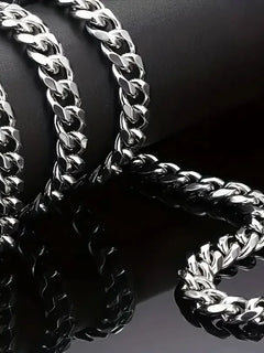 Collane a catena unisex con collo hip-hop Collana a catena da uomo in acciaio inossidabile