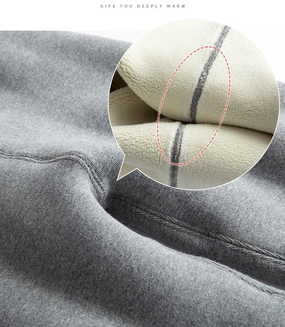 Women's Leggings with Fleece Thermal Cotton Skinny Pants Winter Stretch Black Grey Tights Thick Warm Velvet Leggings for Women