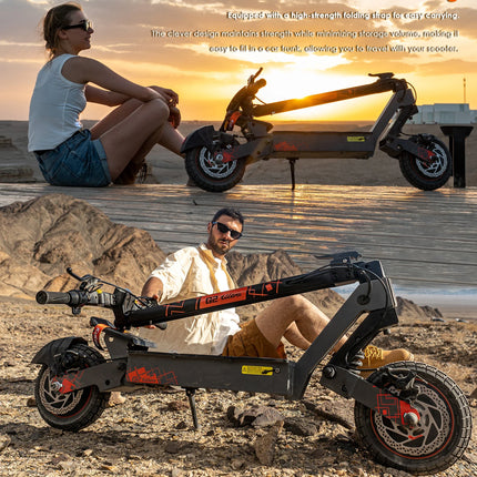 Monopattino elettrico KUKIRIN G2 Ultra All-terrain con motore 800*2W, batteria 48V18Ah, pneumatici da 10 pollici, ideale per la città.