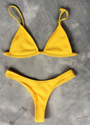 2 pezzi/set bikini da donna sexy set costumi da bagno da donna con cinturino per spaghetti senza fili ad asciugatura rapida platinumshop