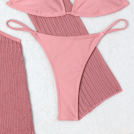 2026 Bikini sexy Costumi da bagno femminili Costumi da bagno a tre pezzi da donna Costumi da bagno da spiaggia Costumi da bagno Bikini brasiliano Set Bagnante da piscina platinumshop