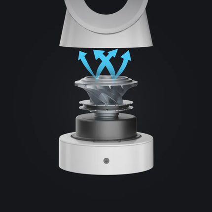 Ventilatore senza lama per circolazione di purificazione dell'aria 220V Ventilatore elettrico da pavimento per dormitorio ultra silenzioso Ventilatore a torre Ventilatore senza lama Ventilatore per stanza