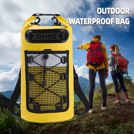 PVC Swimming Backpack Dry Bag for Women Men 10L 20L Waterproof Shoulder Kayak Trekking Drifting Rafting Surfing Boat Bag
