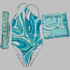 ribbon scarf swimsu 1 / L