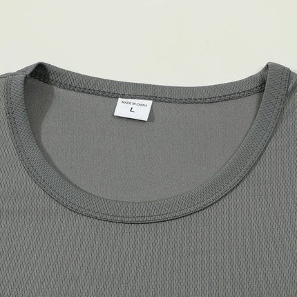 Tuta sportiva estiva all'aria aperta alla moda e casual T-shirt traspirante da uomo pantaloncini tuta casual e alla moda in due pezzi platinumshop