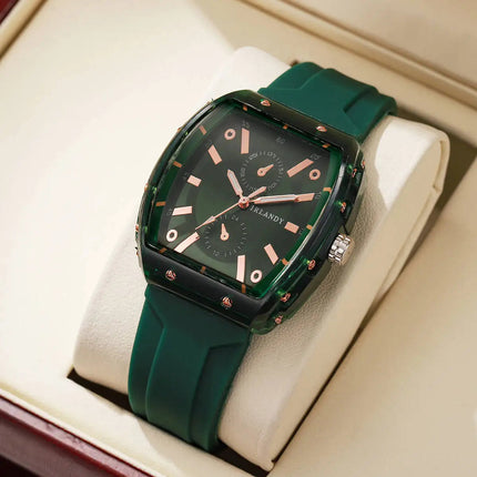 Orologi da donna alla moda Orologi da polso al quarzo da donna con cinturino in silicone casual per ragazze Orologio Reloj Mujer (senza scatola) platinumshop