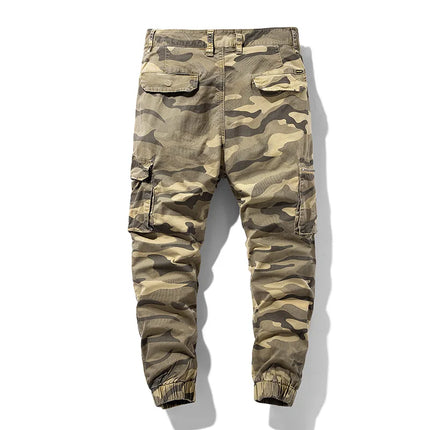 Spring Autumn Men Cargo Camouflage Pants Men Cotton Casual Breeche Bermuda Beach Jogger Pants Mens Trousers Male Dropshipping