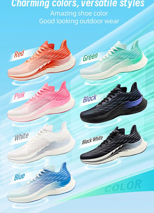 Onemix 2025 nuove scarpe da corsa veloci traspiranti uomo maratona sport casual scarpe sportive da donna uomo leggero corda per saltare all'aperto fitness PlatiNum