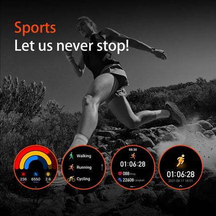 Military Grade Sapphire Smart Watch HeartRate SO2 BT5.3 Call Custom dial Smartwatch for Men Breathable Band Sports watch 1400mAh