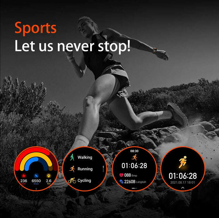 Military Grade Sapphire Smart Watch HeartRate SO2 BT5.3 Call Custom dial Smartwatch for Men Breathable Band Sports watch 1400mAh