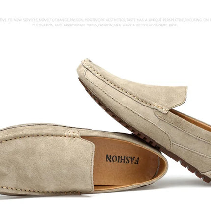 Mocassini da uomo in pelle scamosciata di lusso 2022 scarpe casual da uomo scarpe da barca fatte a mano da uomo Slipon scarpe da guida mocassini maschili Zapatos