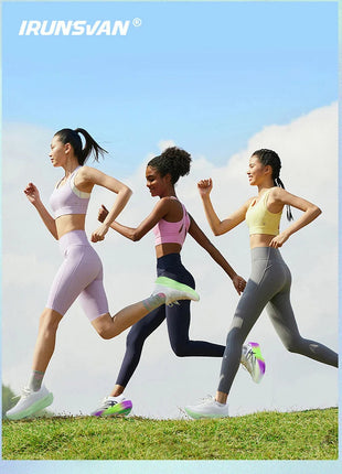 IRUNSVAN Surface 2000 Nylon Running Shoes for men Professional High Springback Training Women Outdoor Fitness Sport Shoes  ﻿ PlatiNum