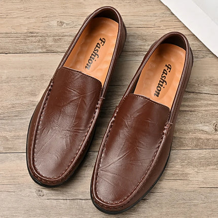 Scarpe Casual da Uomo in Pelle PU, Nuovi Arrivi, Mocassini Leggeri e Comodi, Scarpe da Guida e da Cerimonia, Slip-On