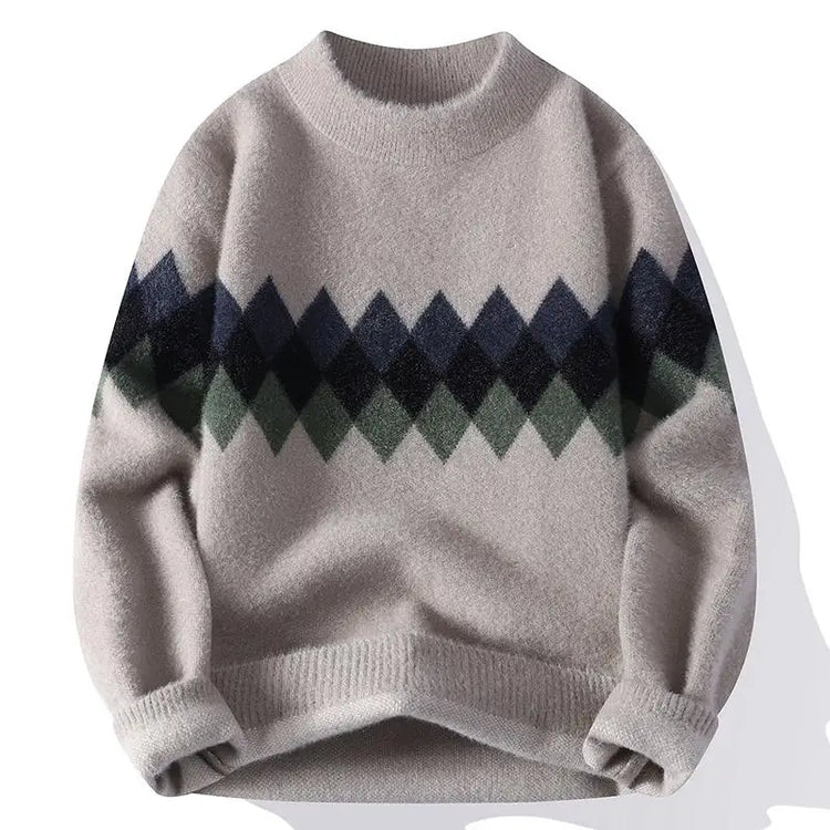 Winter Sweaters for male men thick O-neck sweater men Student youth sweaters autumn Men's wool Casual Knitwear Pullover