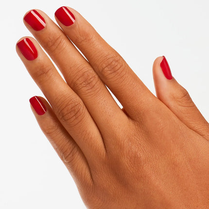 Opi Red Hot Rio Nail Lacquer Nail Polish 15ml - Bright Red