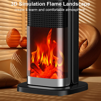 Electric Heater 2000W Heating Fans Portable Electric Space Heater PTC Fan Heater Household Hot Air Blower with Remote Control