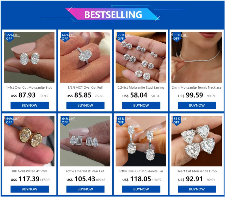 1-4ct Oval Cut Moissanite Stud Earring for Women Men D Color Sparkling Diamond 925 Sterling Silver Ear Studs Party Jewelry Gifts PlatiNum
