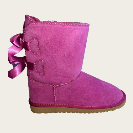 NEW Winter Women Snow Boots Super Mini Classics Real Sheepskin Wool Warm Low-cut Fur Shoes Slippers Man Short Boot Size 35-44