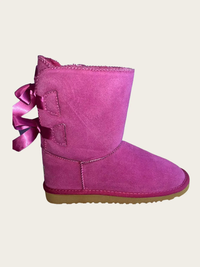 NEW Winter Women Snow Boots Super Mini Classics Real Sheepskin Wool Warm Low-cut Fur Shoes Slippers Man Short Boot Size 35-44
