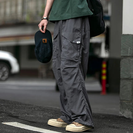 Spring Summer Korean Outdoor Functional Waterproof Cargo Pants For Men Clothing Harajuku Joggers Casual Breathable Pants Male