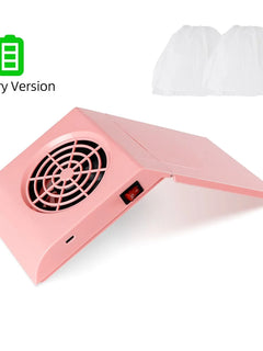 3300PRM Nail Dust Collector Low Noise Foldable Nail Dust Collector With 2 Reusable Filter bags Vacuum Fan Dust Extractor