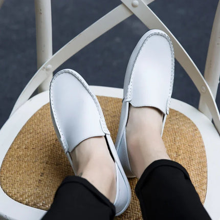Scarpe da Uomo Casual in Pelle, Mocassini di Design, Slip-on, Scarpe da Barca di Alta Qualità, Chaussure Homme