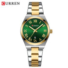 CURREN Orologio da donna, Orologi da donna, Orologi da donna, Abito alla moda impermeabile Bracciale in acciaio inossidabile Orologi analogici Data platinumshop