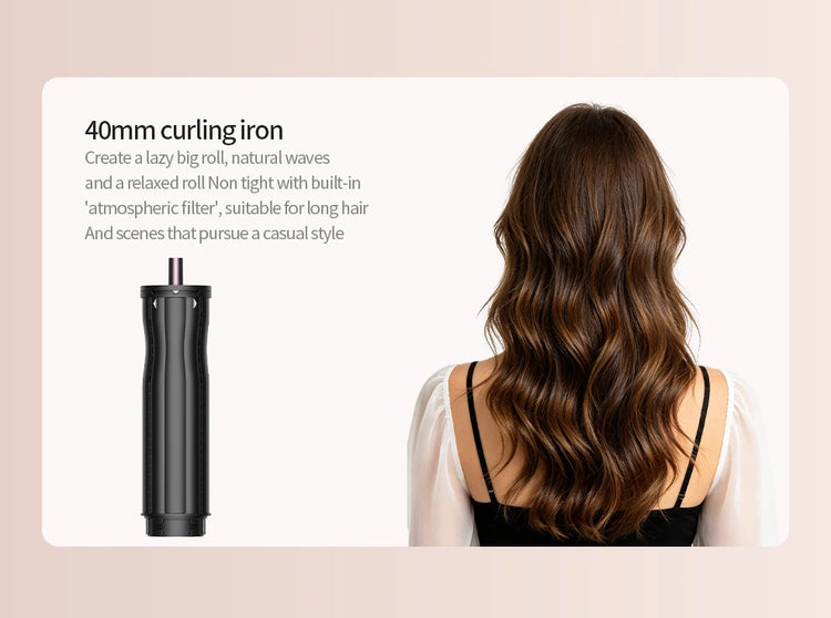 Professional 6 in 1 Cold Hot Air Styling Brush Hair Dryer Curling Iron Straightener Flat Iron 1700W Fast Dry Voluminous Waves