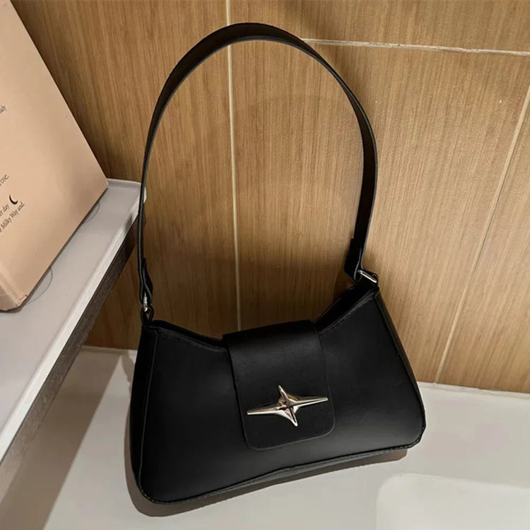 New Style Women's Bag with Lock Closure Fashionable Women Bag Trendy Embossed Women's Shoulder Bag Popular Crossbody Bag PlatiNum