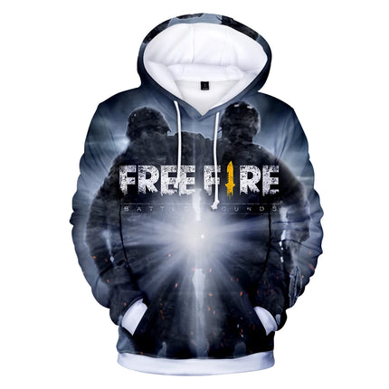Cartoon Novelty Cute New Game FREE FIRE 3D print Hoodies Sweatshirts Men/Women Sweatshirt Fashion Casual Long Sleeve Pullovers