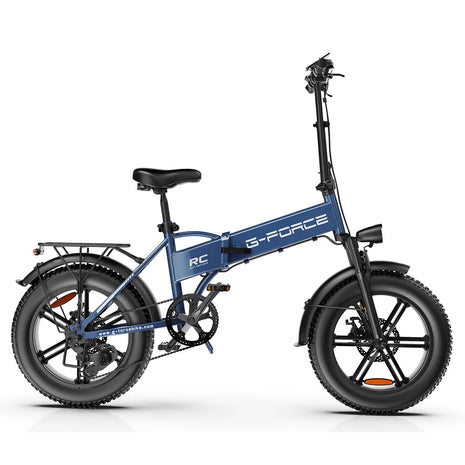 Bicicletta Elettrica Pieghevole G-FORCE RC per Adulti, Motore 750W, Batteria 48V 15AH, Pneumatici Fat da 20 Pollici, Bici Elettrica Urbana
